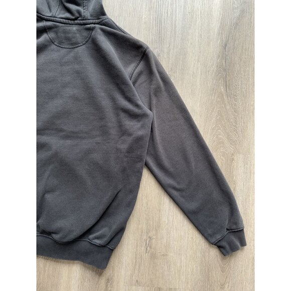 Rare Vintage Y2K Carhartt Black Pullover Hoodie Medium Loose Fit Streetwear Hype - Picture 9 of 12